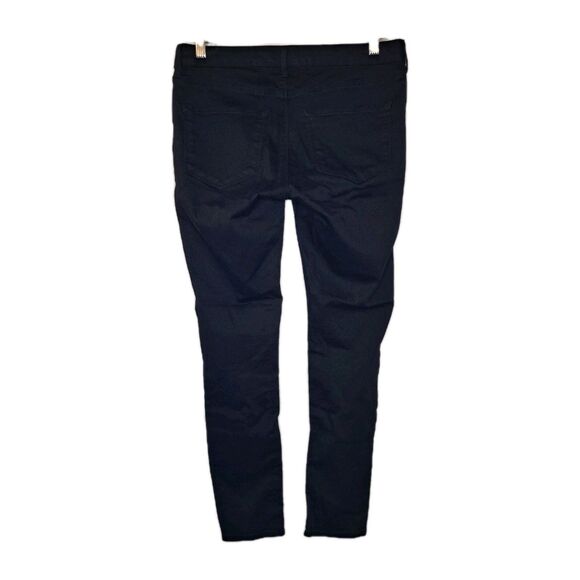 Topshop Moto Leigh High Rise Maternity Jeans Black Knee Ripped Size 10 - Picture 7 of 9